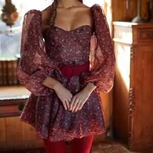 selkie crimson princess dress Selkie Princess Dress in Crimson Darling